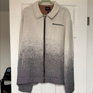 NWOT forever 21 Hello Kitty Men's Gray Ombre Jacket